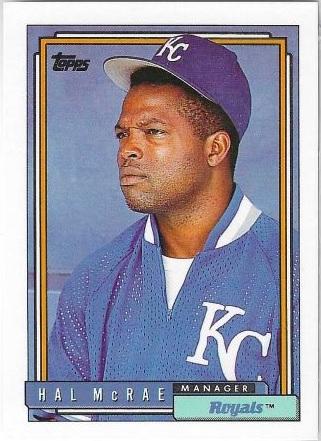 Hal McRae #519 Baseball Cards 1992 Topps