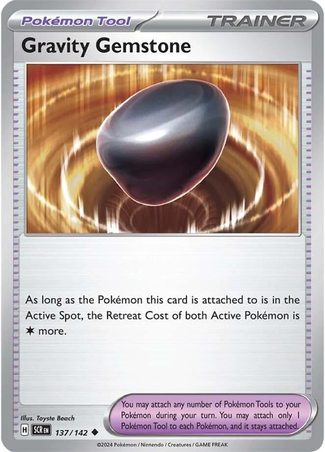 Gravity Gemstone #137 Pokemon Stellar Crown