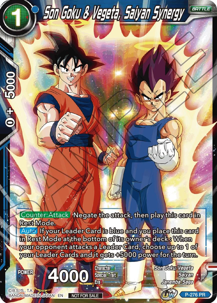 Son Goku & Vegeta, Saiyan Synergy P-276 Dragon Ball Super Divine Multiverse Release Promos
