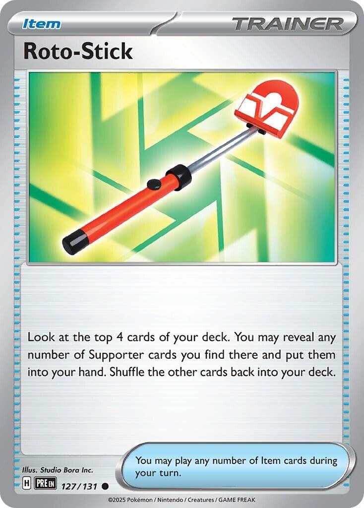 Roto Stick #127 Pokemon Prismatic Evolutions