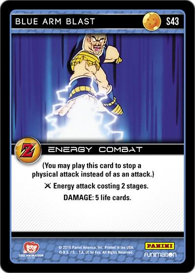 Blue Arm Blast S43 Dragon Ball Z Awakening