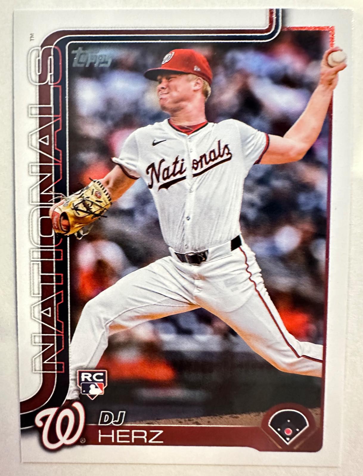 DJ Herz #287 Baseball Cards 2025 Topps