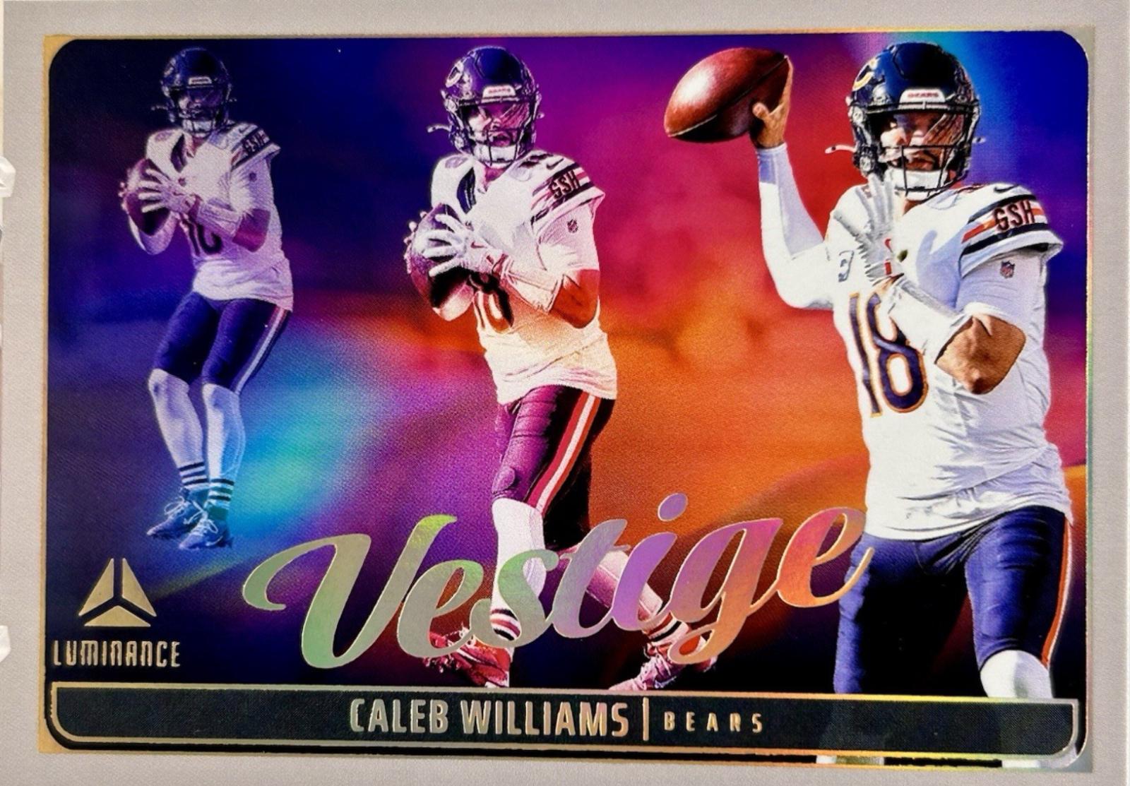 2025 Panini Luminance Vestige Caleb Williams #11 card