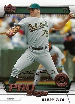 Barry Zito #64 2005 Upper Deck Pro Sigs Baseball