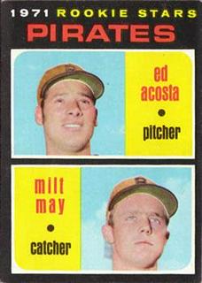 Pirates 1971 Rookie Stars