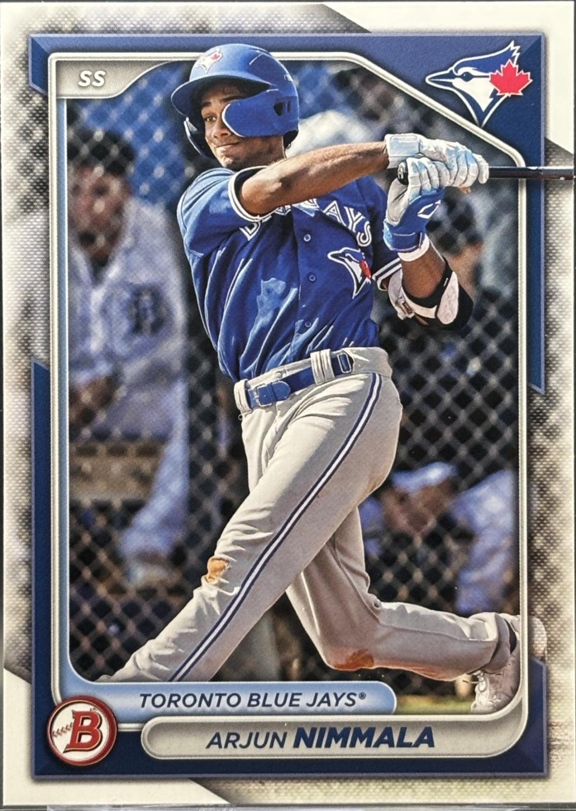 Arjun Nimmala #BD-102 Baseball Cards 2024 Bowman Draft