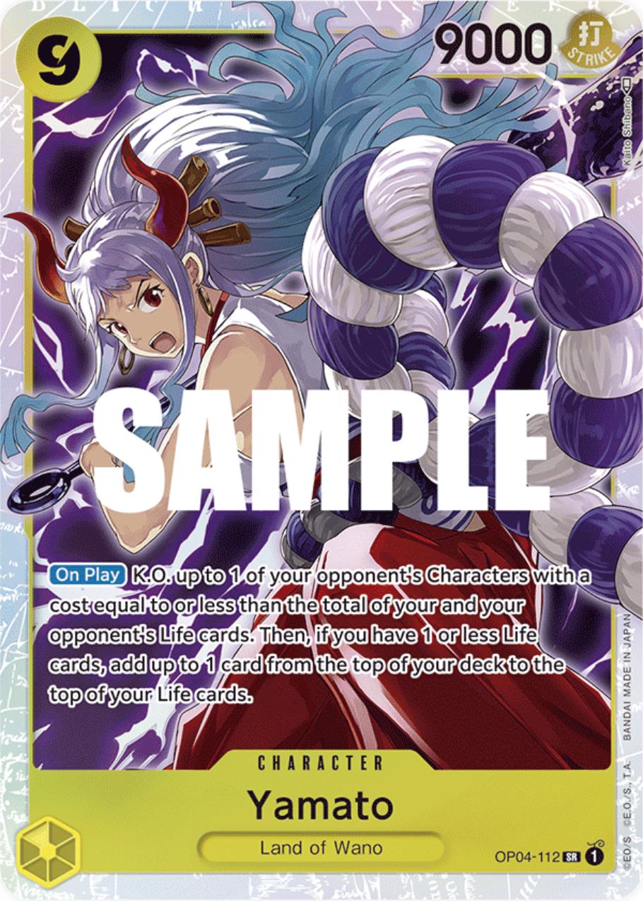 Yamato OP04-112 One Piece Kingdoms of Intrigue