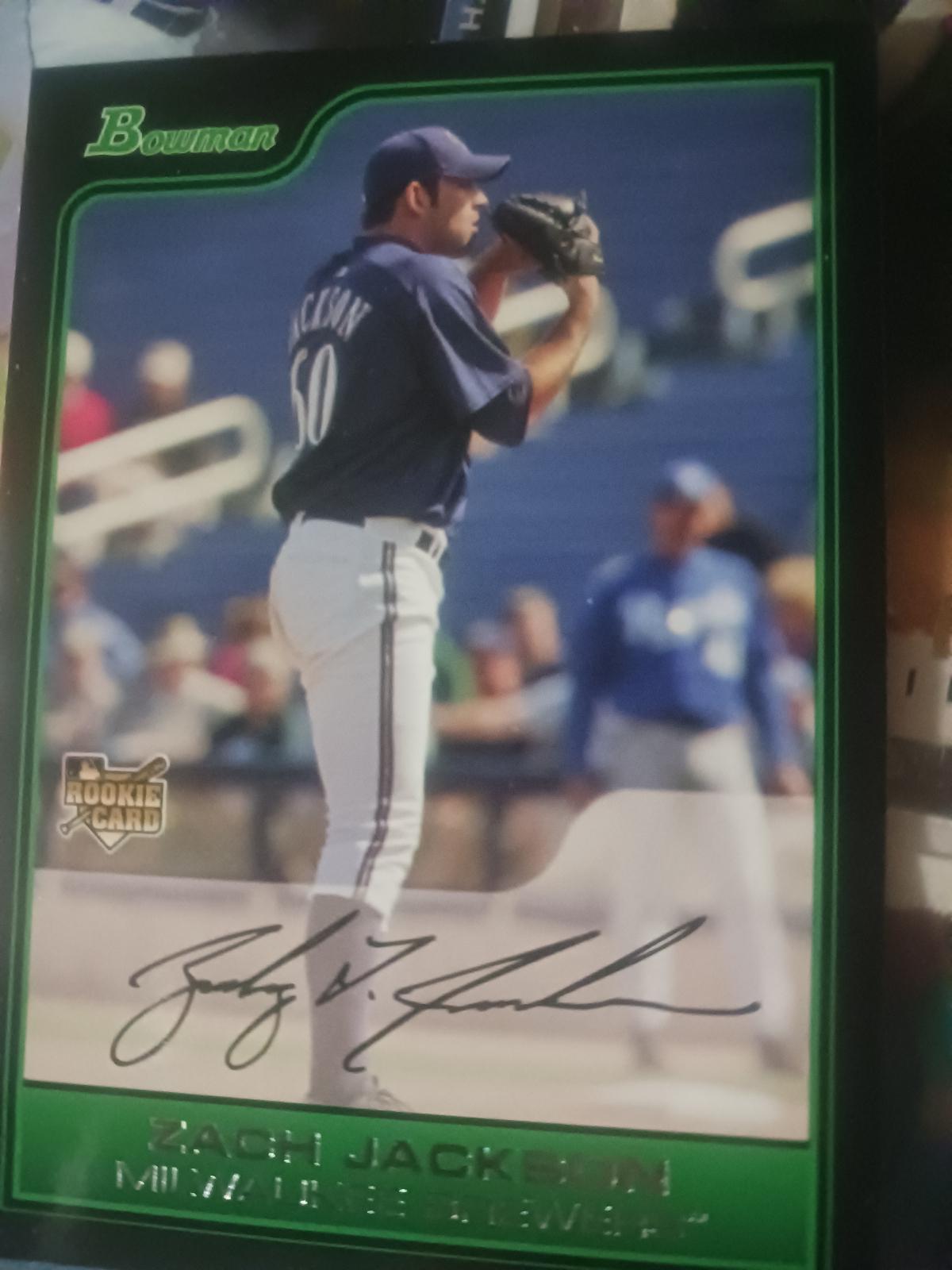 Zach Jackson #BDP39 Baseball Cards 2006 Bowman Draft Picks