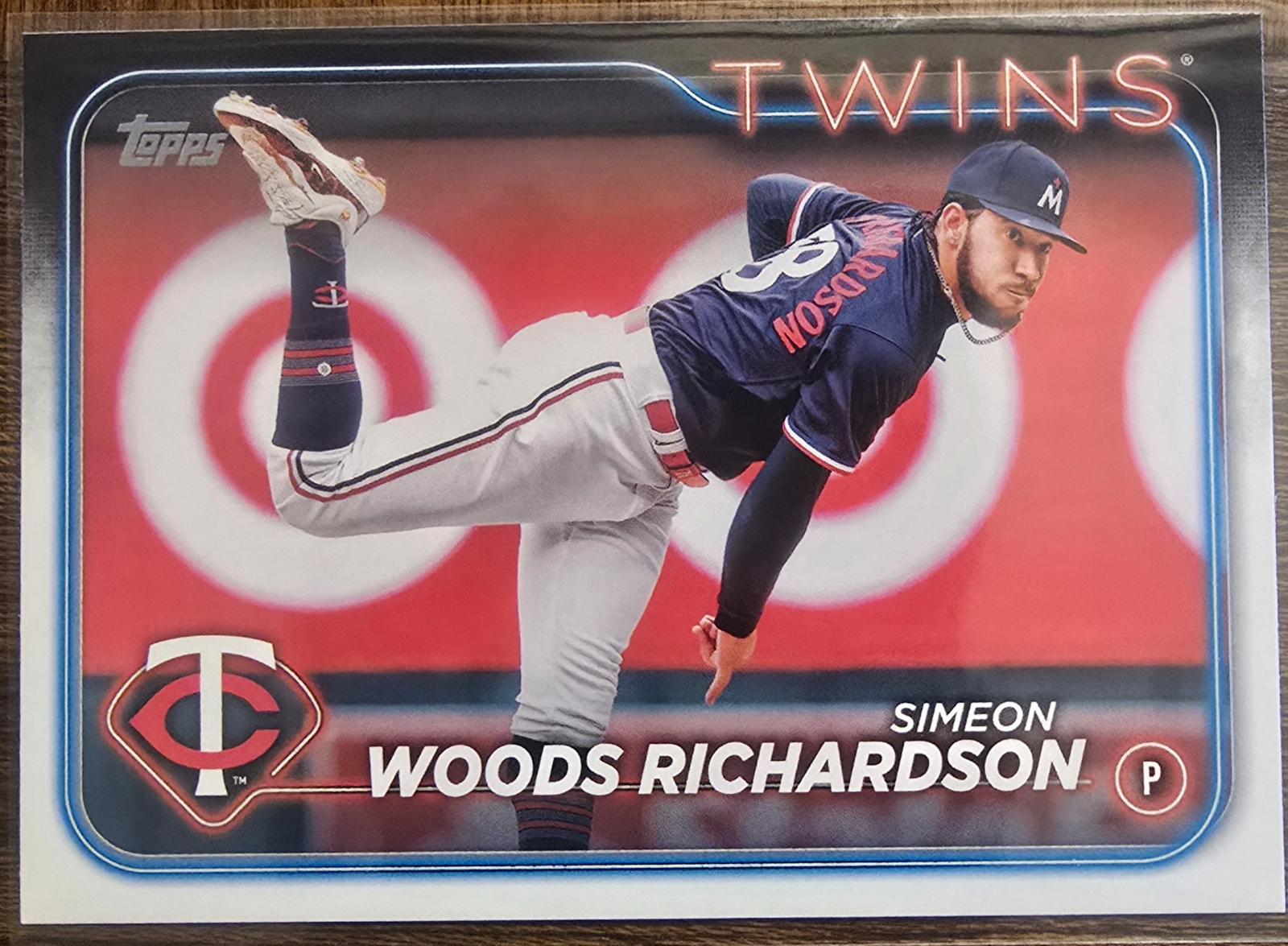 Simeon Woods Richardson #US295 Baseball Cards 2024 Topps Update