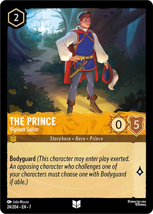 The Prince - Vigilant Suitor #24 Lorcana Archazia's Island