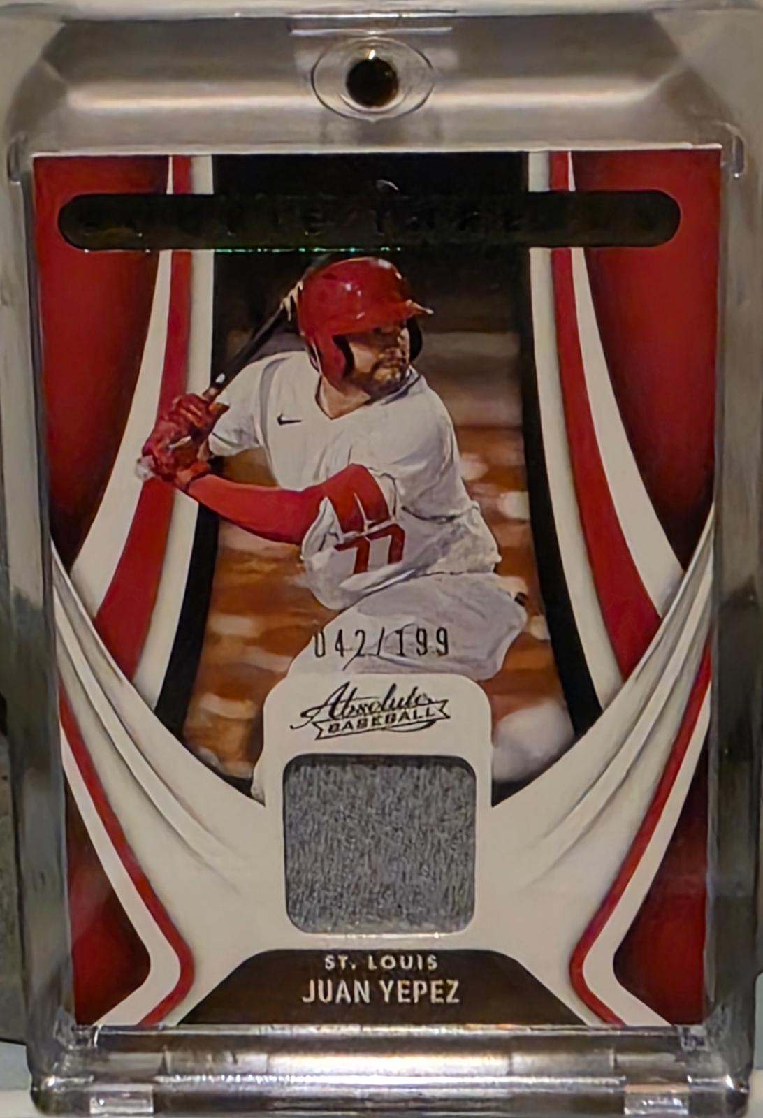 Juan Yepez #RT-JY 2022 Panini Absolute Rookie Threads Retail Baseball