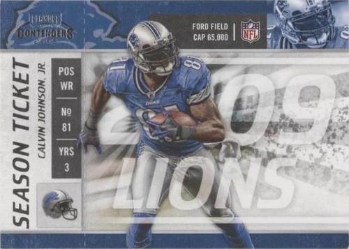Calvin Johnson #33 2009 Playoff Contenders Football