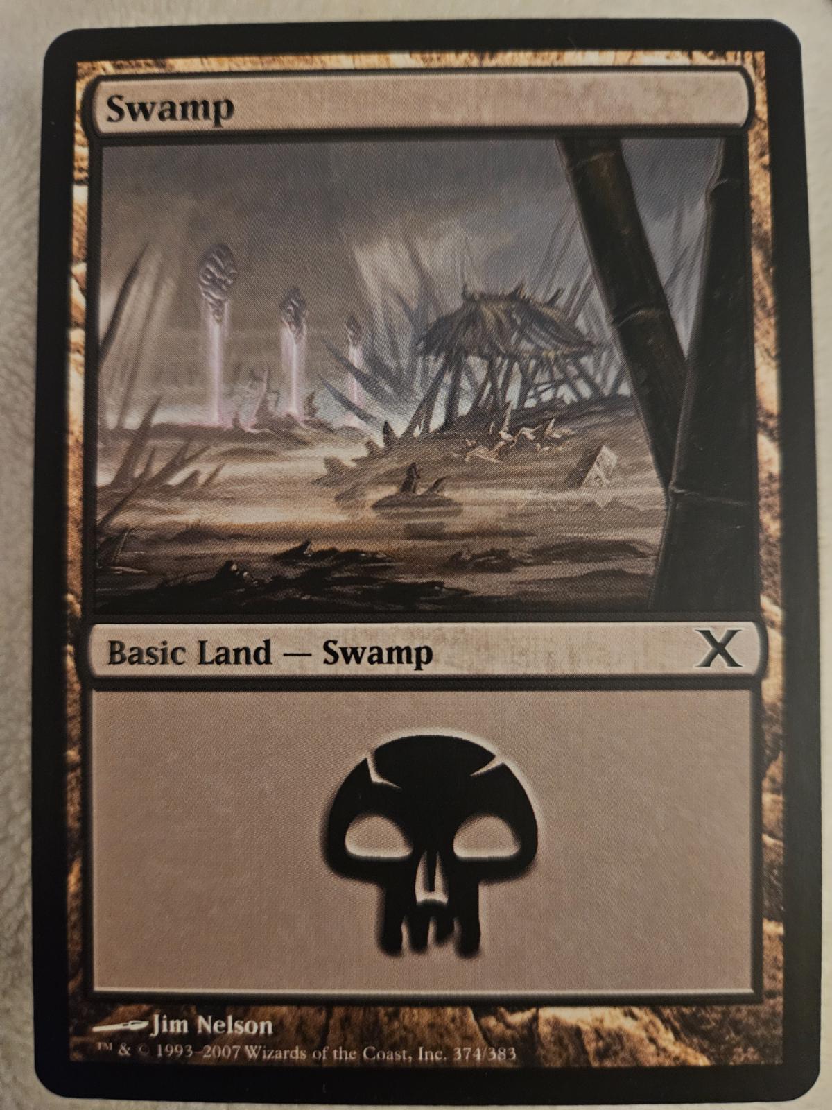 Swamp #374 Magic 10th Edition