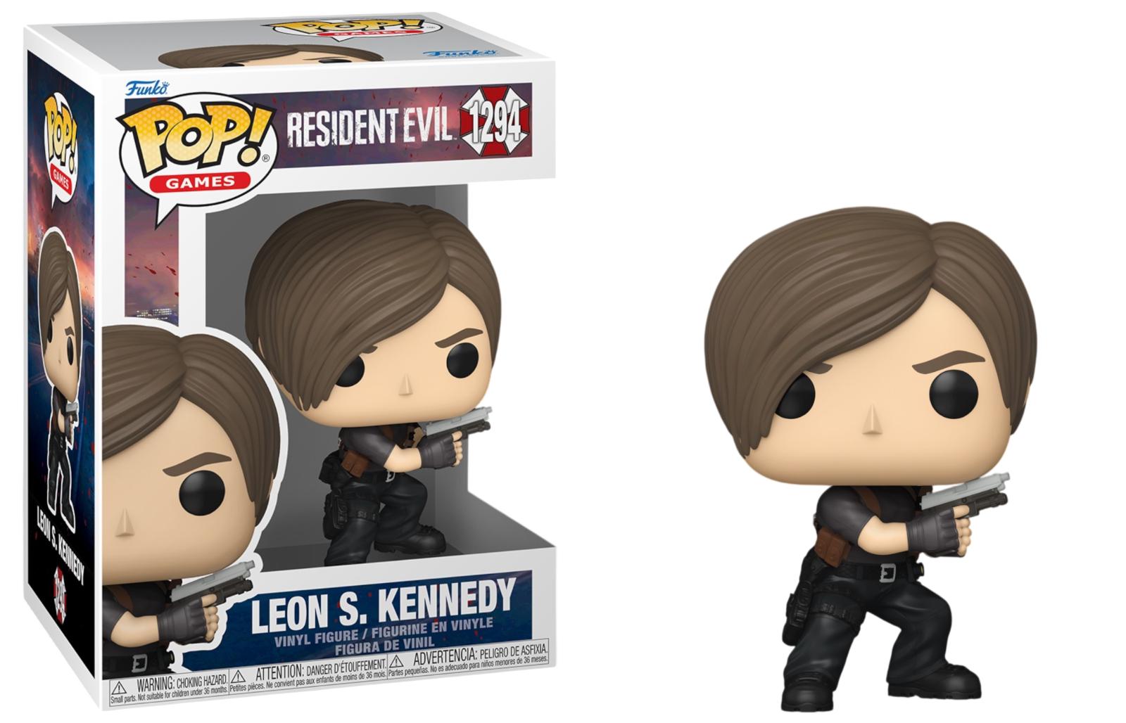 Leon Kennedy #1294 Resident Evil Funko Pop box and figure