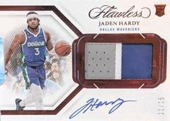 Jaden Hardy [Ruby] #5 Basketball Cards 2022 Panini Flawless Patch Autograph Prices