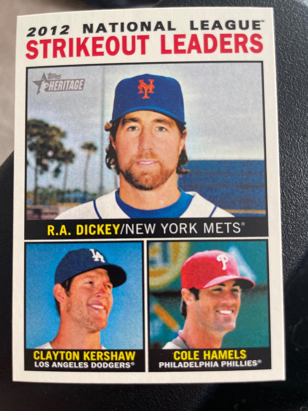 NL Strikeout Leaders #5 Baseball Cards 2013 Topps Heritage