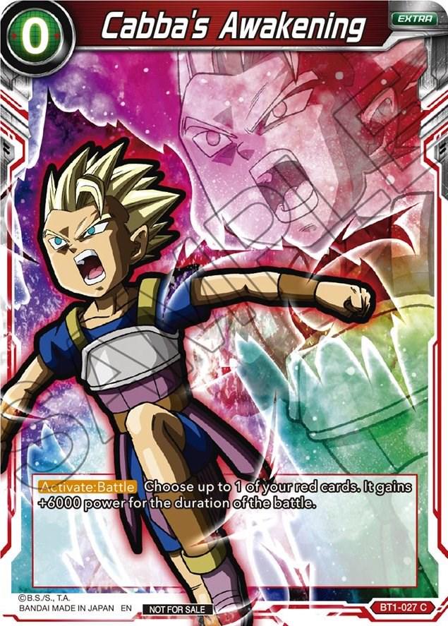 Cabba's Awakening BT1-027 Dragon Ball Fusion World Promos