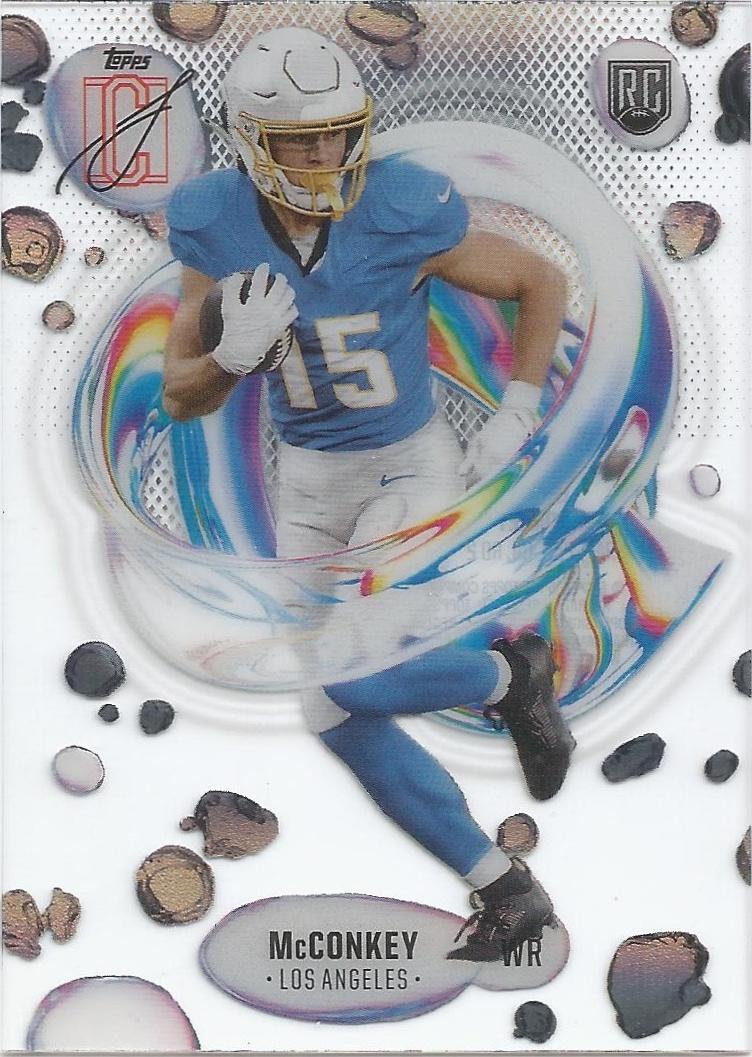 Ladd McConkey #F-10 Football Cards 2024 Topps Signature Class Fluidity