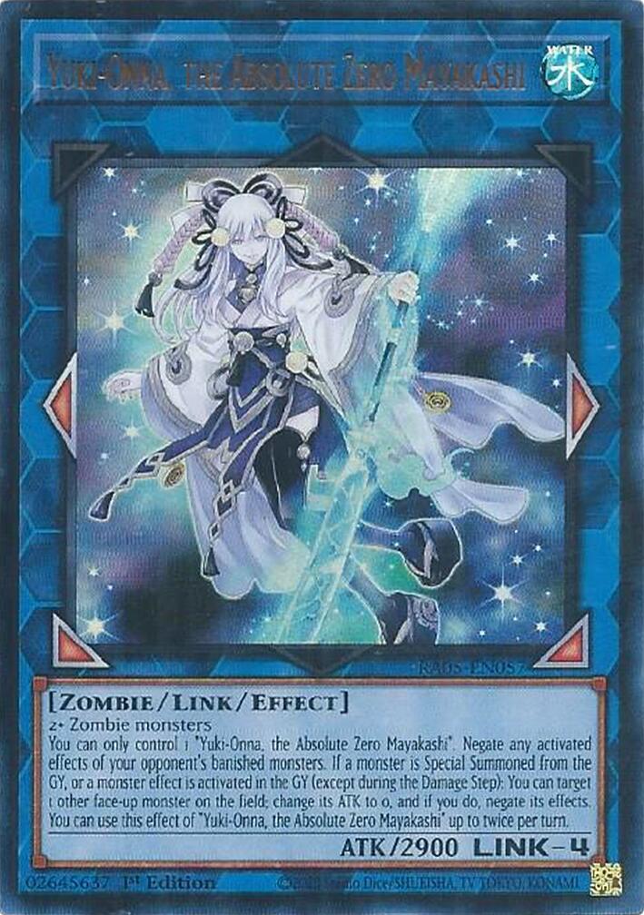 Yuki-Onna, the Absolute Zero Mayakashi [Ultra Rare] RA05-EN057