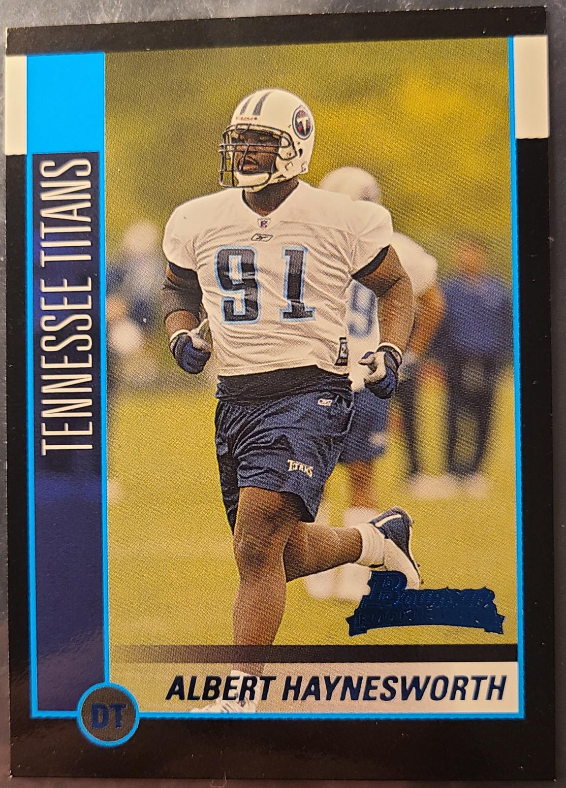Albert Haynesworth #143 Football Cards 2002 Bowman