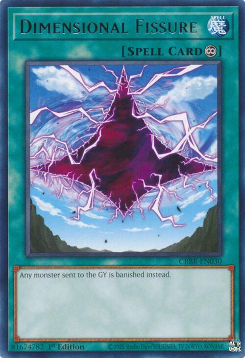 Dimensional Fissure CRBR-EN030 YuGiOh Crossover Breakers