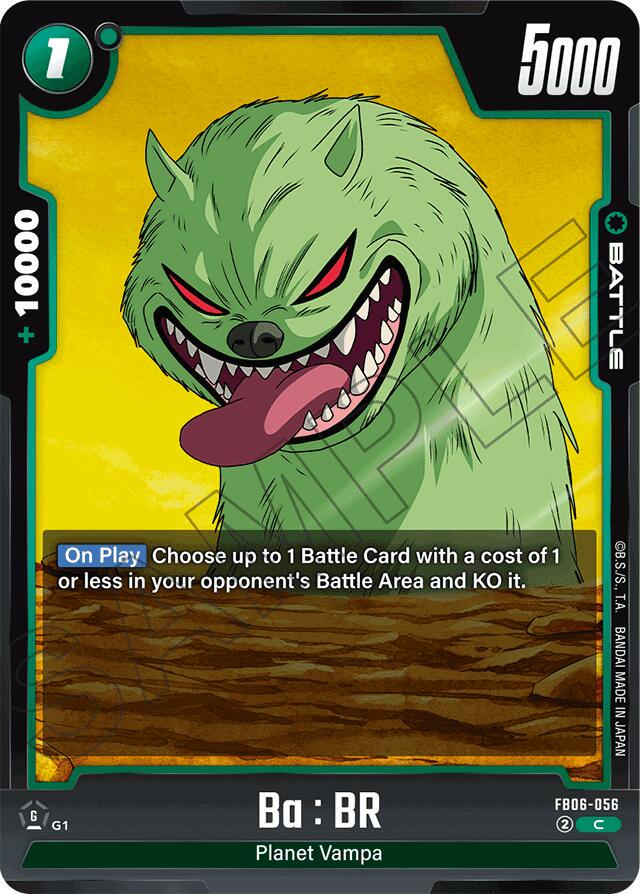 Ba : BR FB06-056 Dragon Ball Super Rivals Clash