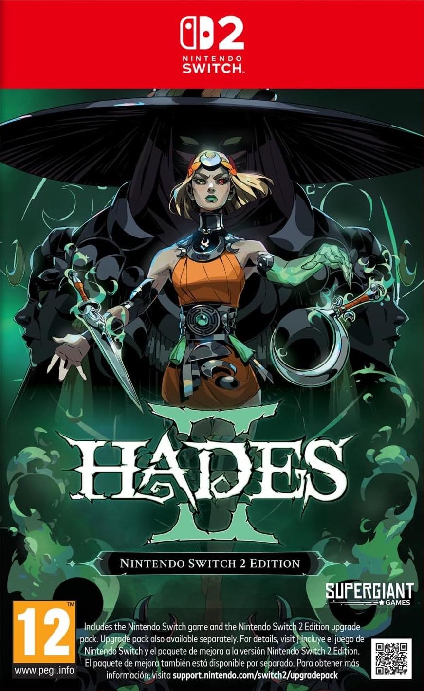 Carátula de Hades II para Switch 2 (edición PAL España)