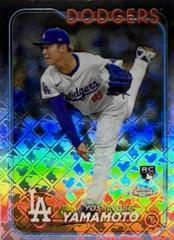 Yoshinobu Yamamoto [Logofractor] #18 Prices | 2024 Topps Chrome