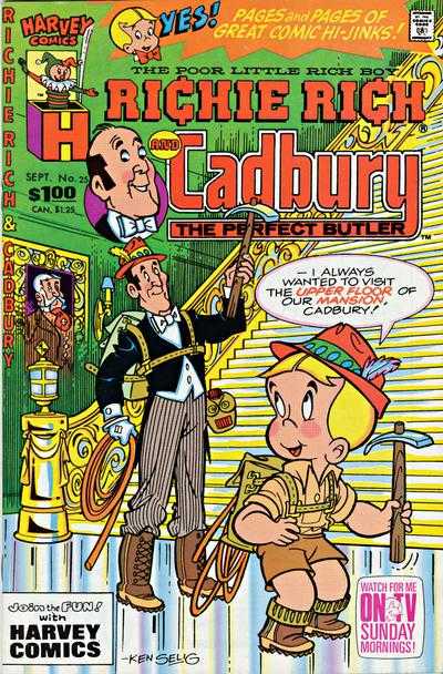 Richie Rich and Cadbury #25 (1990) Comic Books Richie Rich And Cadbury