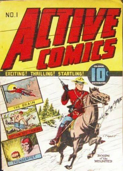 Active Comics #1 (1942) Comic Books Active Comics