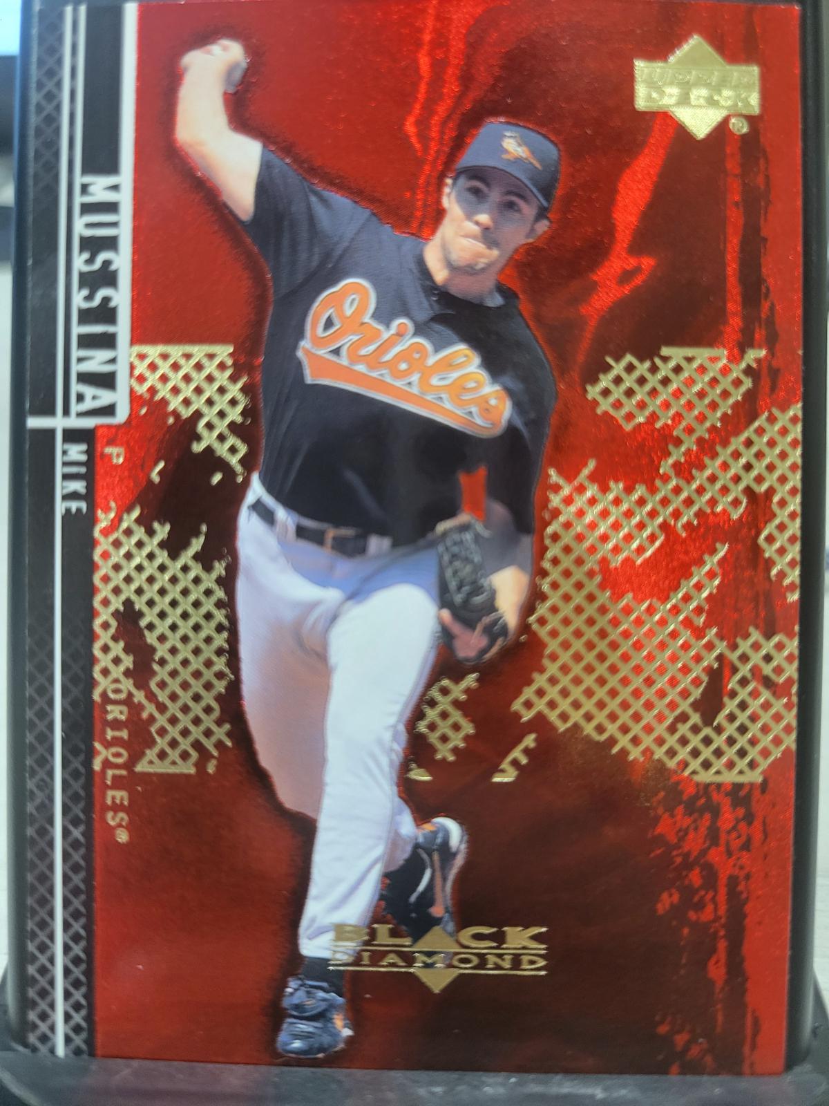 Mike Mussina #20 Baseball Cards 2000 Upper Deck Black Diamond Rookie Edition