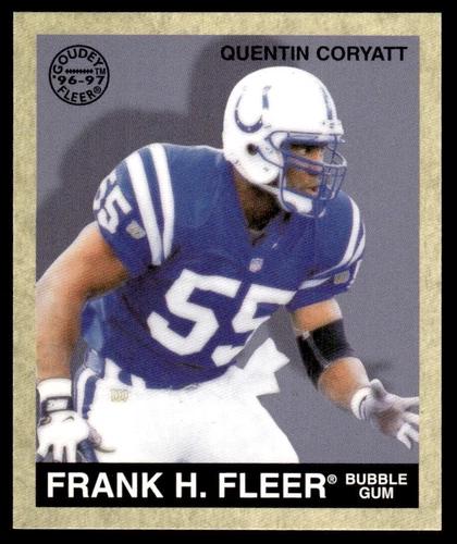 Quentin Coryatt #23 1997 Fleer Goudey Football