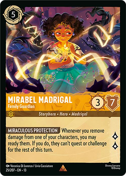 mirabel madrigal lorcana card - Prophecy Finder - Ursula's Return [COMMON COLD FOIL] Encanto Cost (Ink) Disney Lorcana Trading Card Game