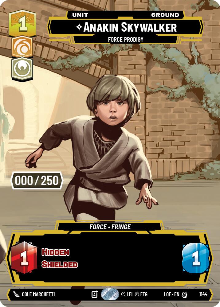 2025 Anakin Skywalker - Force Prodigy [Serialized] #1144