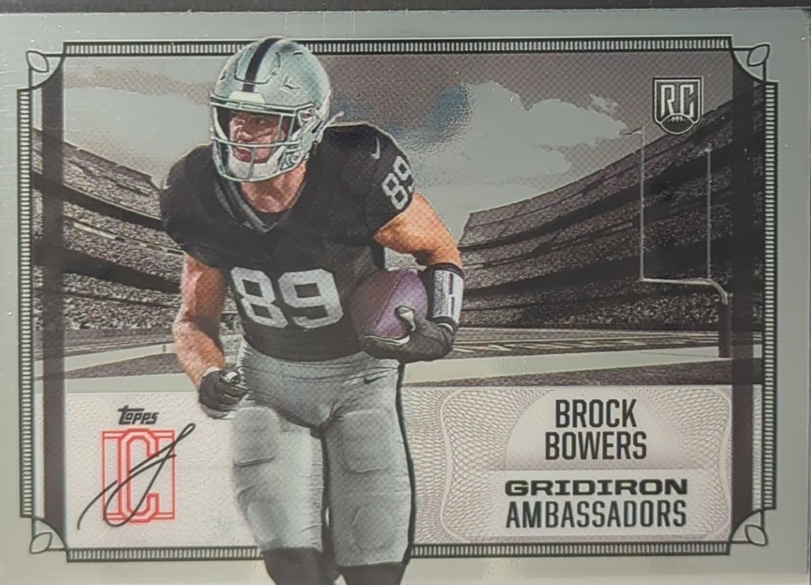 Brock Bowers #GA-11 Football Cards 2024 Topps Signature Class Gridiron Ambassador