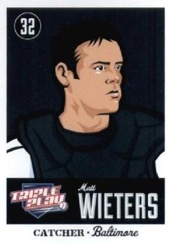 Matt Wieters #9 Baseball Cards 2012 Panini Triple Play