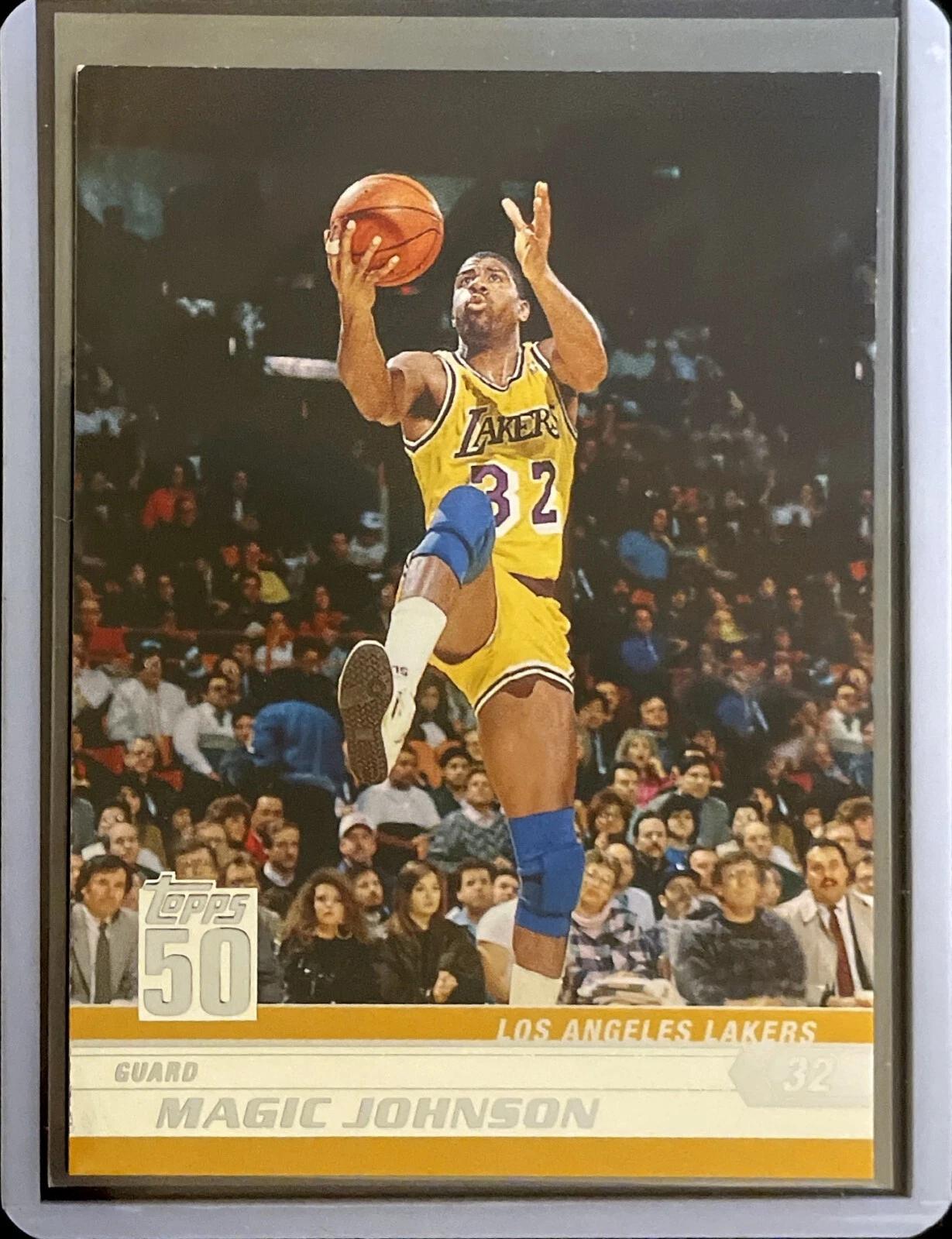 Magic Johnson #19 Basketball Cards 2008 Topps 50th Anniversary Collection