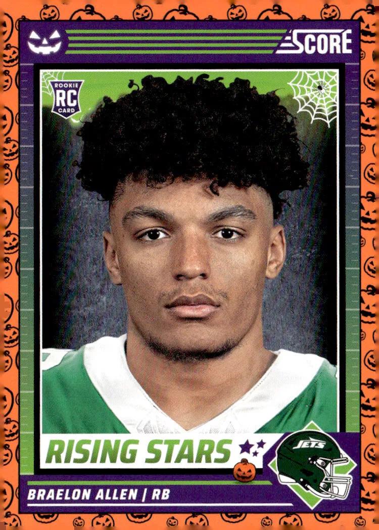 Braelon Allen #5 Football Cards 2024 Panini Score-A-Treat Rising Stars