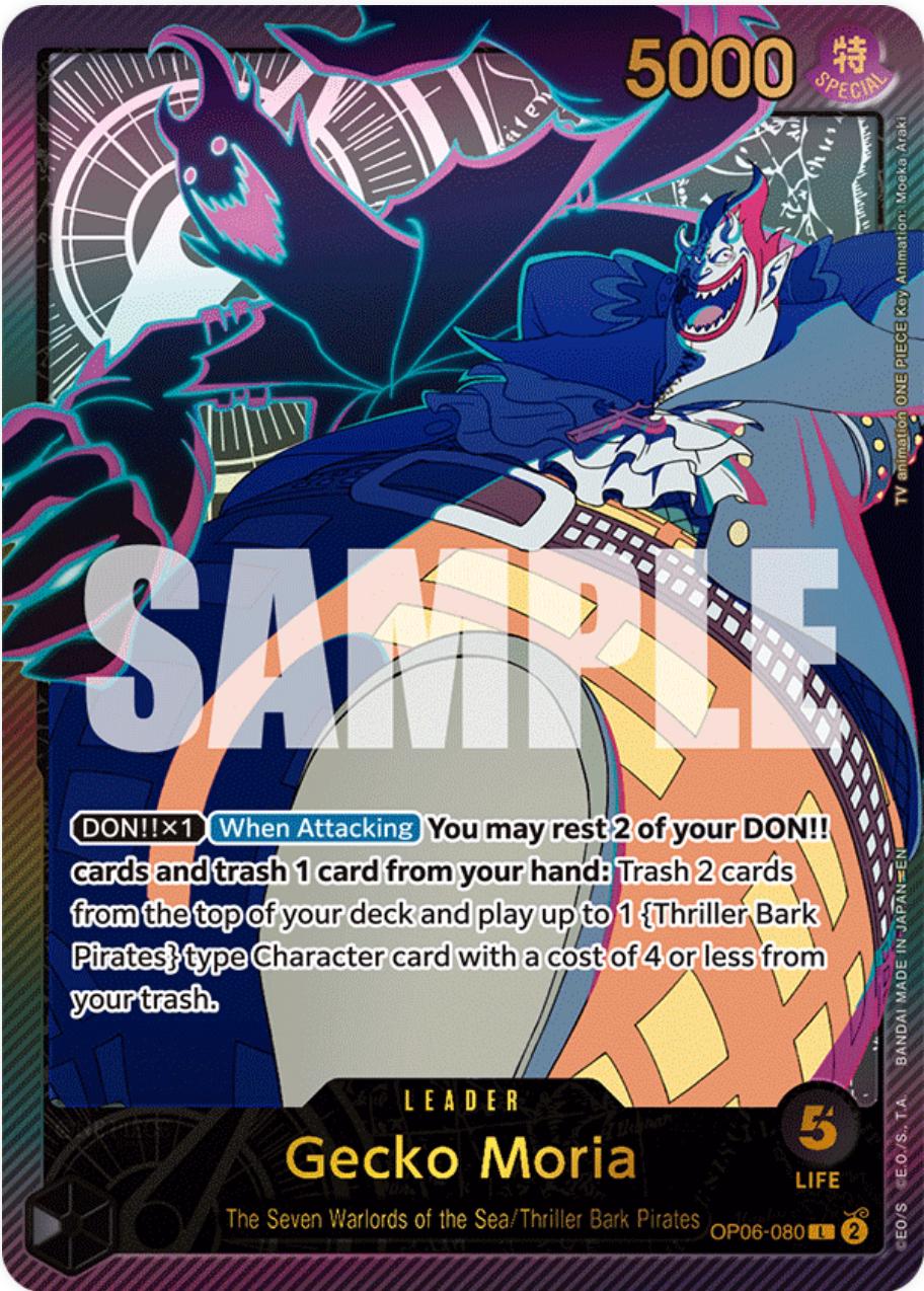 Gecko Moria OP06-080 One Piece Extra Booster Anime 25th Collection