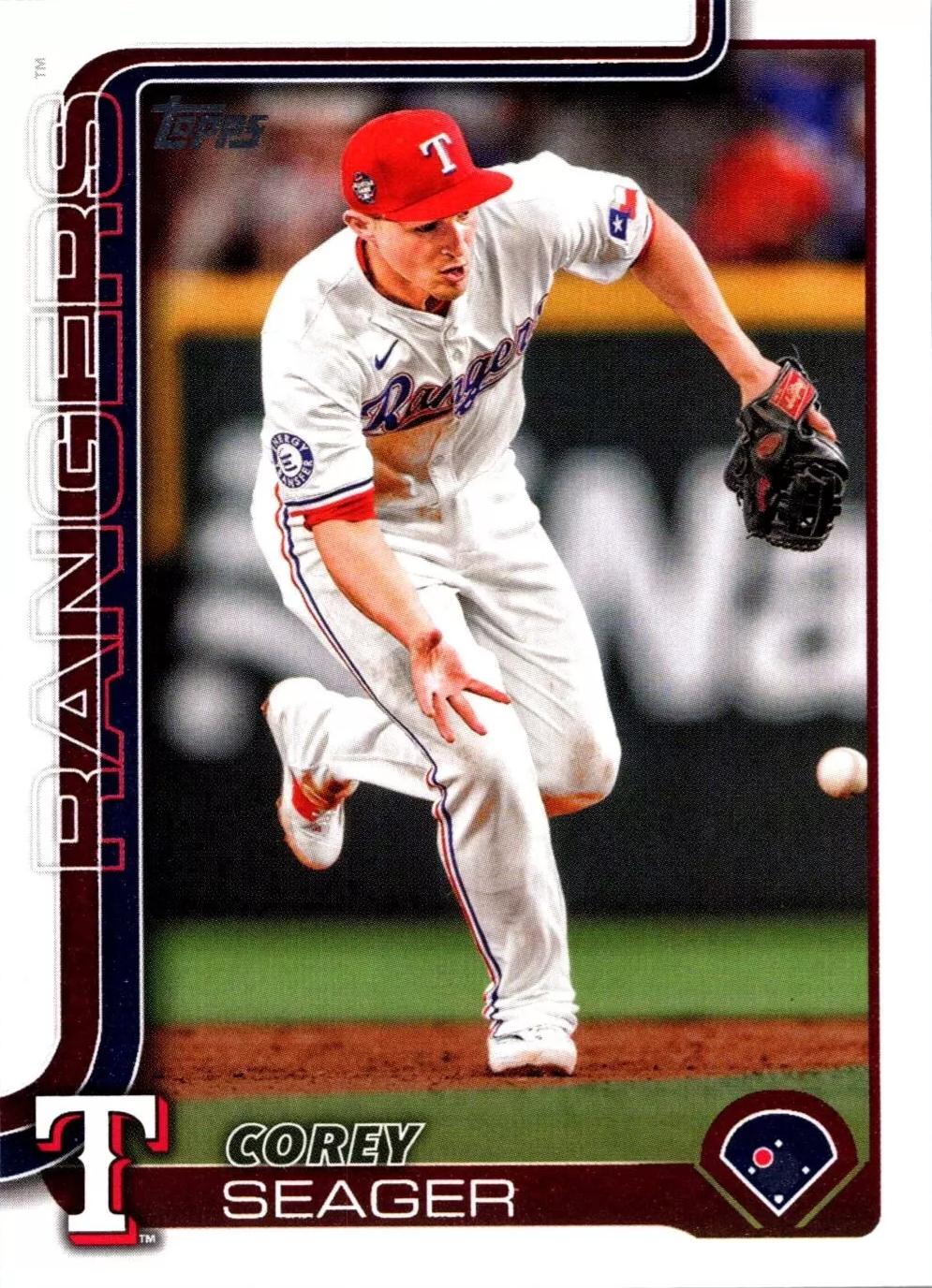 Corey Seager #281 Baseball Cards 2025 Topps