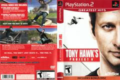 Artwork - Back, Front | Tony Hawk Project 8 [Greatest Hits] Playstation 2