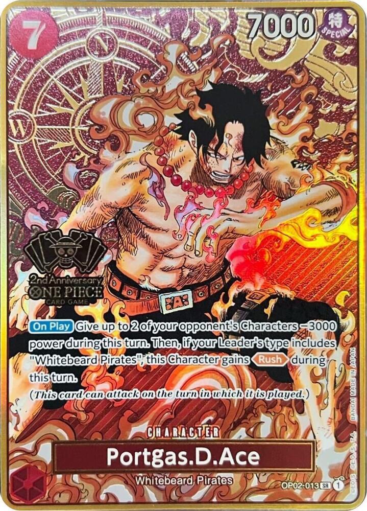 Portgas.D.Ace [2nd Anniversary] OP02-013 Prices | One Piece