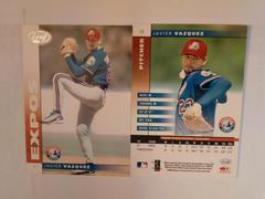 Javier Vazquez #32 Baseball Cards 2002 Leaf Prices