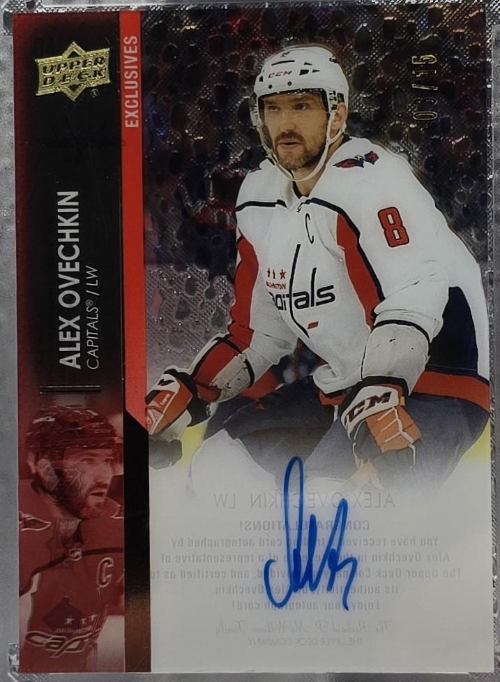 Alex Ovechkin #CC-AO Hockey Cards 2021 Upper Deck Clear Cut