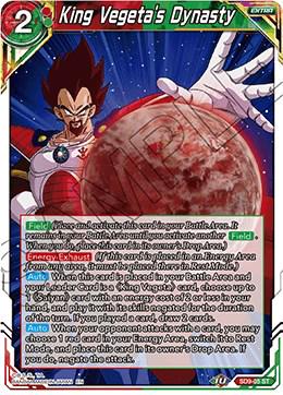 King Vegeta's Dynasty SD9-05 Dragon Ball Super Assault of the Saiyans
