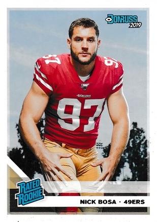 Nick Bosa #318 Football Cards 2019 Donruss