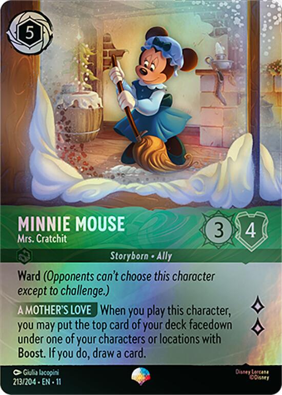 Carolers Minnie 未使用 証明書付き Minnie Mouse - Mrs. Cratchit #213 Prices | Lorcana Winterspell