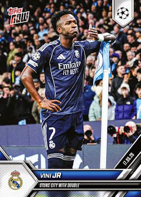 Vini Jr #107 2025 Topps Now UEFA Champions League
