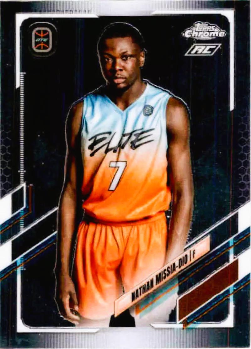 Nathan Missia Dio #4 Basketball Cards 2021 Topps Chrome OTE Overtime Elite