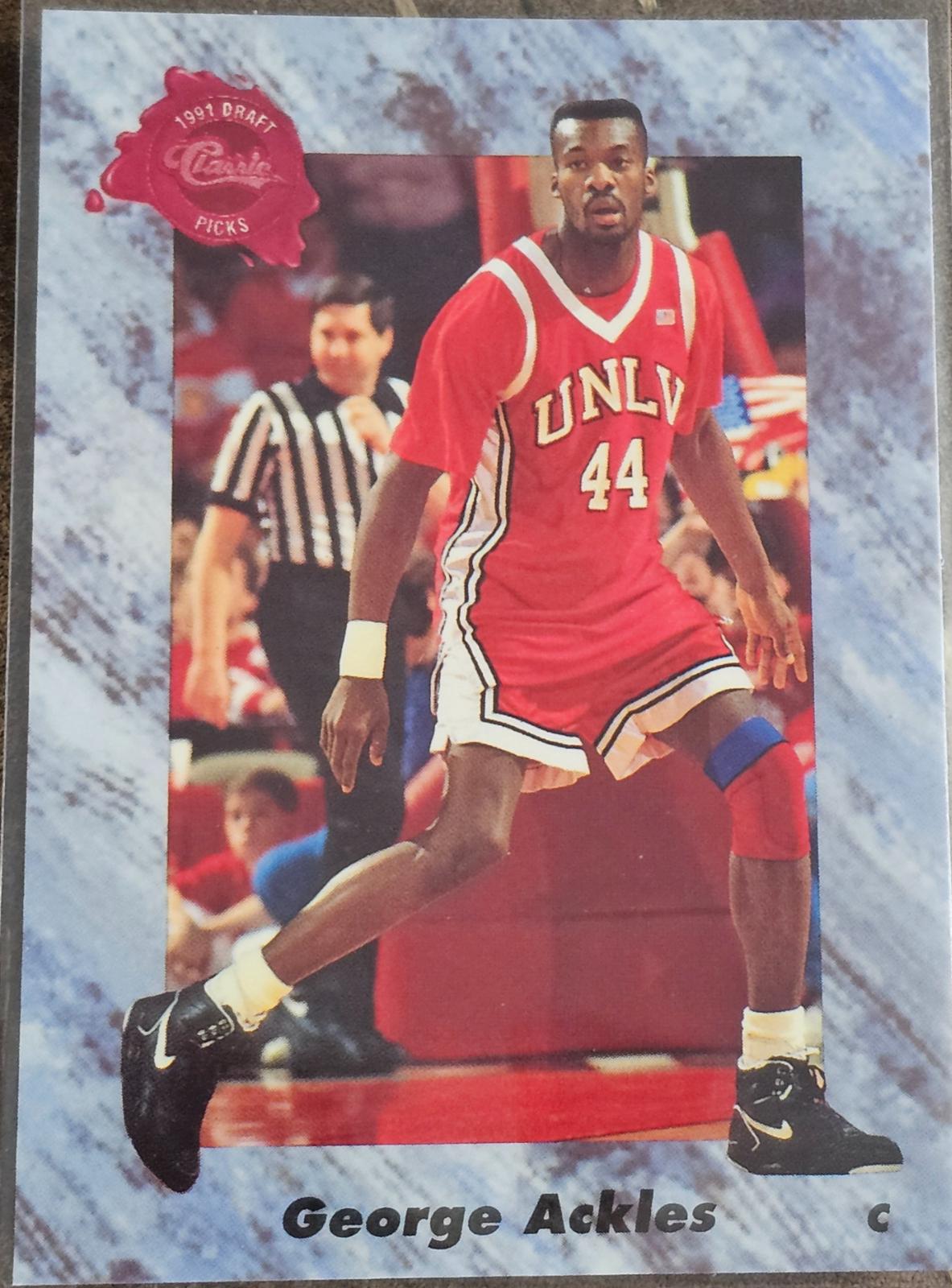 George Ackles #167 1991 Classic Draft Basketball